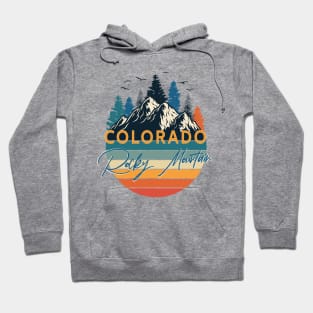 Colorado Tee - Retro Vintage Mountains Nature Hiking Hoodie